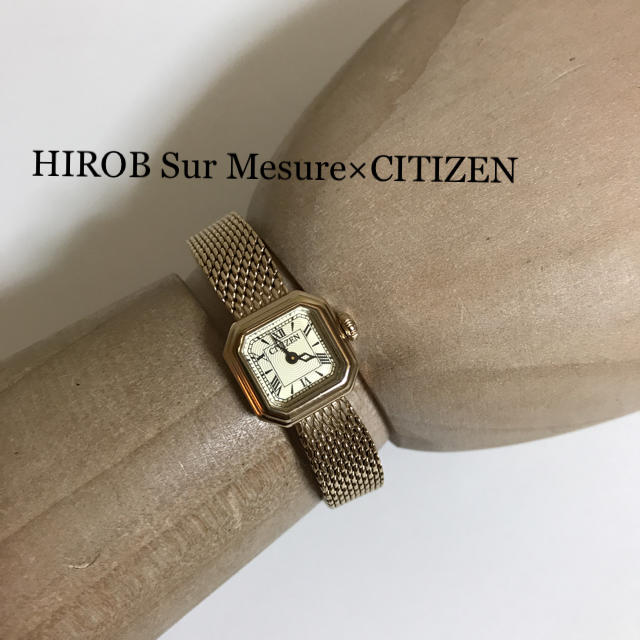 CITIZEN(シチズン)のHIROB Sur Mesure×CITIZEN  腕時計 電池式 ゴールド レディースのファッション小物(腕時計)の商品写真