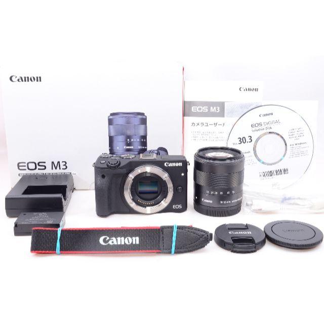【極上品】Canon EOS M3 【自撮＆Wi-Fi】同梱品