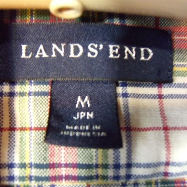 LANDS’END(ランズエンド)の1736　ランズ　エンド　長袖　チェック　ボタンダウン　シャツ メンズのトップス(シャツ)の商品写真