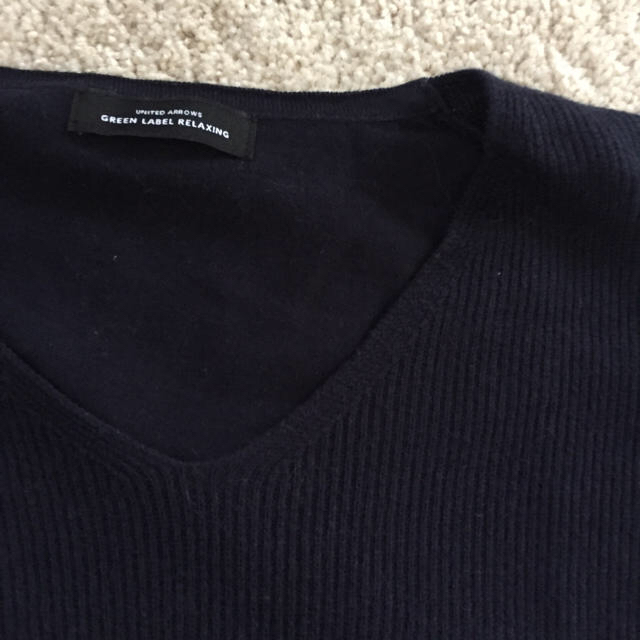 UNITED ARROWS green label relaxing(ユナイテッドアローズグリーンレーベルリラクシング)の専用greenlabel コットンカシミヤリブニット レディースのトップス(ニット/セーター)の商品写真