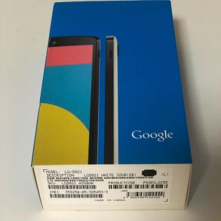 アンドロイド(ANDROID)のGoogle NEXUS5 32GB WHITE 白(スマートフォン本体)