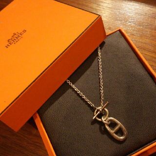 エルメス(Hermes)のHERMES シェーヌ ダンクル ネックレス(ネックレス)