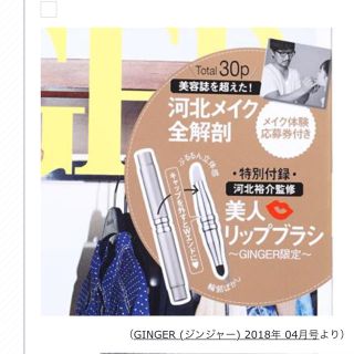 ゲントウシャ(幻冬舎)のGINGER 2018年 04月号《付録》 河北裕介監修 美人リップブラシ～(その他)