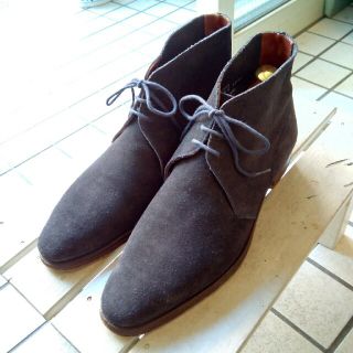 クロケットアンドジョーンズ(Crockett&Jones)の美品 CROCKETT&JONES チャッカ クロケット&ジョーンズ 5hE(ドレス/ビジネス)