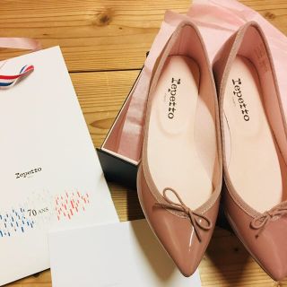 レペット(repetto)の新品☆レペット☆ブリジット38ピンク(バレエシューズ)