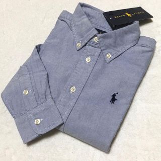 ラルフローレン(Ralph Lauren)の新品✨ボタンダウン オックスフォードシャツ 4/4T(110)(ブラウス)