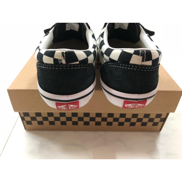 VANS(ヴァンズ)のバンズ オールドスクール チェック チェッカー 21cm キッズ/ベビー/マタニティのキッズ靴/シューズ(15cm~)(スニーカー)の商品写真