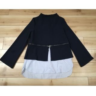 ザラ(ZARA)のZARAハイネックデザイントップス(カットソー(長袖/七分))