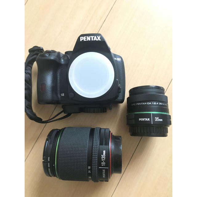 PENTAX(ペンタックス)の【oby様専用】pentax k50 18-135mmWR＋DA35mmf2.4 スマホ/家電/カメラのカメラ(デジタル一眼)の商品写真