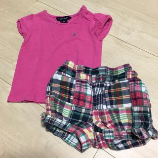 ラルフローレン(Ralph Lauren)のラルフ Tシャツ&ショートパンツ 80〜90(Ｔシャツ)