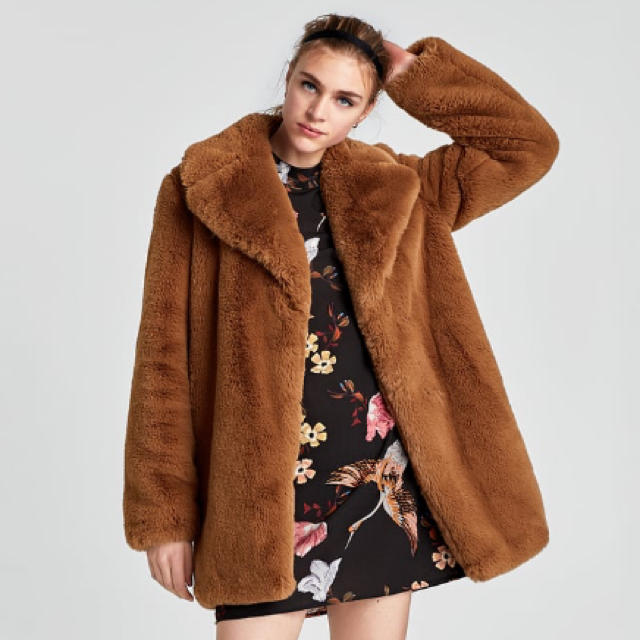 ZARA - 1点のみ 完売品 ザラ ファー コート ジャケット ZARA - 1点のみ 完売品 ザラ ファー コート ジャケット