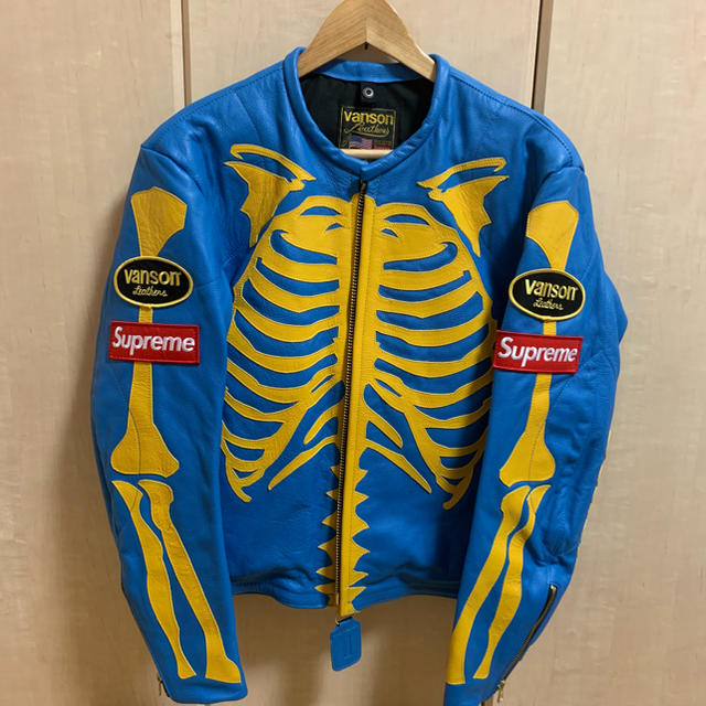 supreme vanson ライダースジャケット S 登坂着 【楽天最安値に挑戦