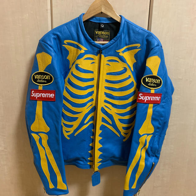 Supreme(シュプリーム)のsupreme vanson ライダースジャケット S 登坂着 メンズのジャケット/アウター(ライダースジャケット)の商品写真