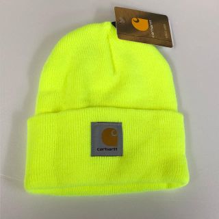 カーハート(carhartt)の送料無料Carharttカーハート ニットキャップ 蛍光イエロー 新品【BL1】(ニット帽/ビーニー)