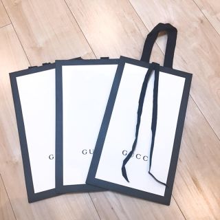 グッチ(Gucci)のGUCCIのショッ袋(未使用3セット)(ショップ袋)