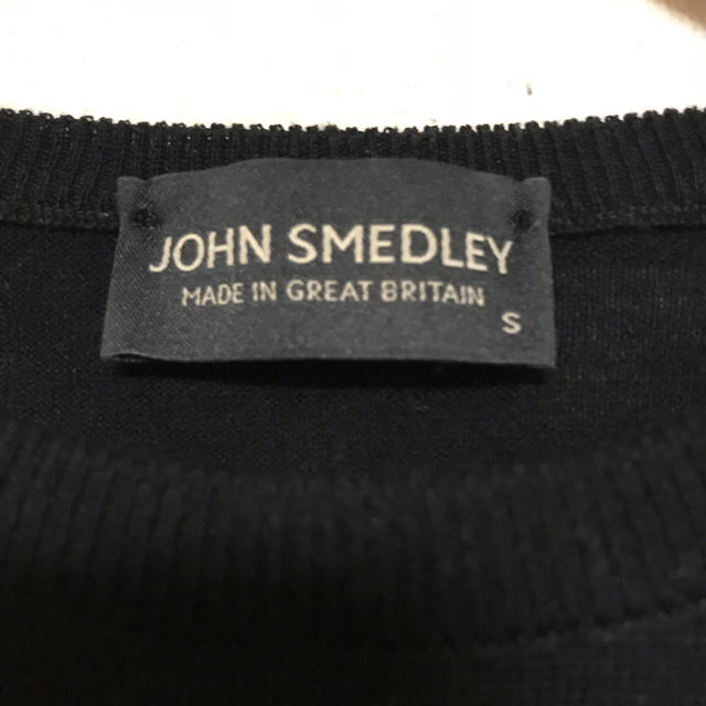 JOHN SMEDLEY(ジョンスメドレー)のjohnsmedleyジョンスメドレーニット黒S メンズのトップス(ニット/セーター)の商品写真
