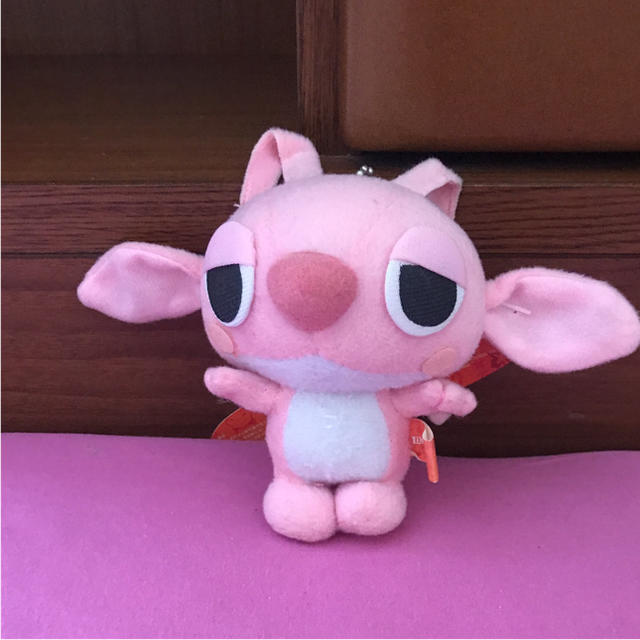 Disney スティッチ ぬいぐるみ キーホルダー マスコット ピンク ディズニーの通販 By てんてんshop ディズニーならラクマ