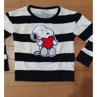 ピーナッツ(PEANUTS)のスヌーピー 長Tシャツ 冬(Tシャツ/カットソー)