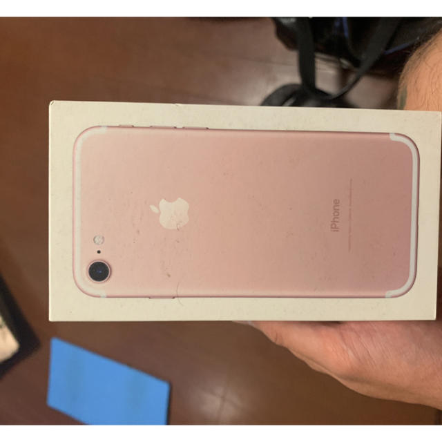 iPhone6s Rose Gold 128GB SIMフリー白い犬のケース付き