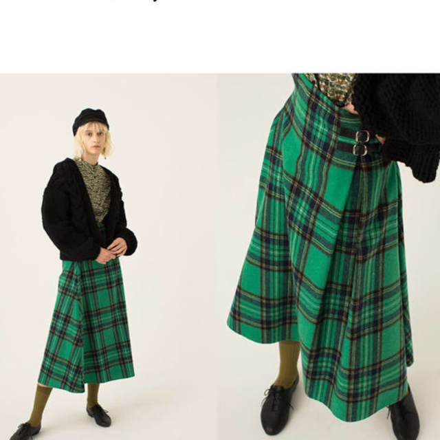 LA MARINE FRANCAISE(マリンフランセーズ)のマリンフランセーズ  巻きスカート レディースのスカート(ひざ丈スカート)の商品写真