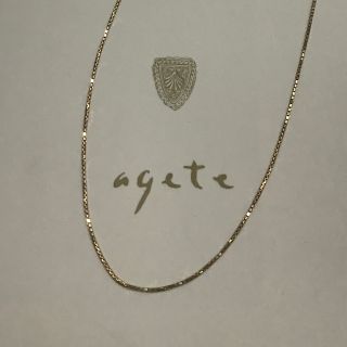 agete   agateチェーン の通販 by hosi's shop｜アガットならラクマ