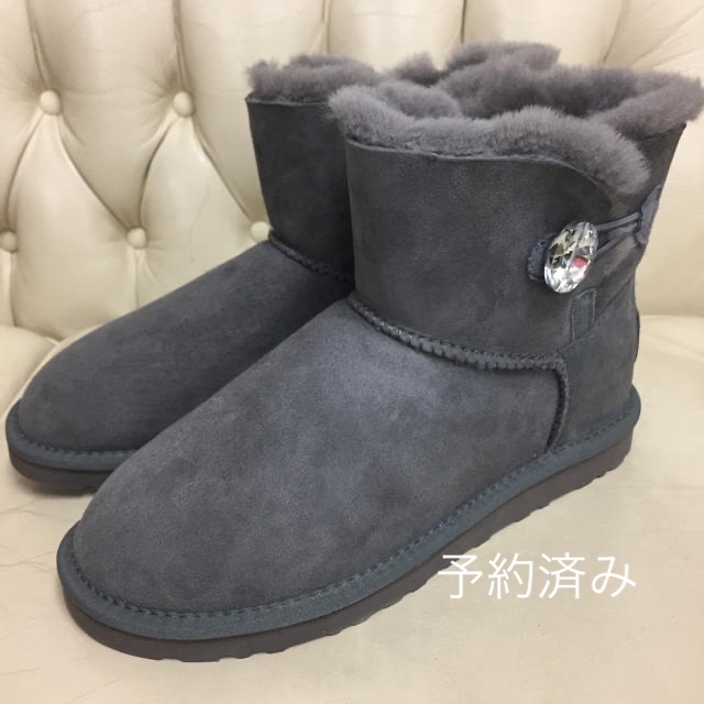 UGG(アグ)のUGG アグ ベイリーミニブリング グレー US8 25cm レディースの靴/シューズ(ブーツ)の商品写真