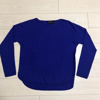 ポロラルフローレン(POLO RALPH LAUREN)のキレイ色 POLO ラルフローレンのブルーニット(ニット/セーター)