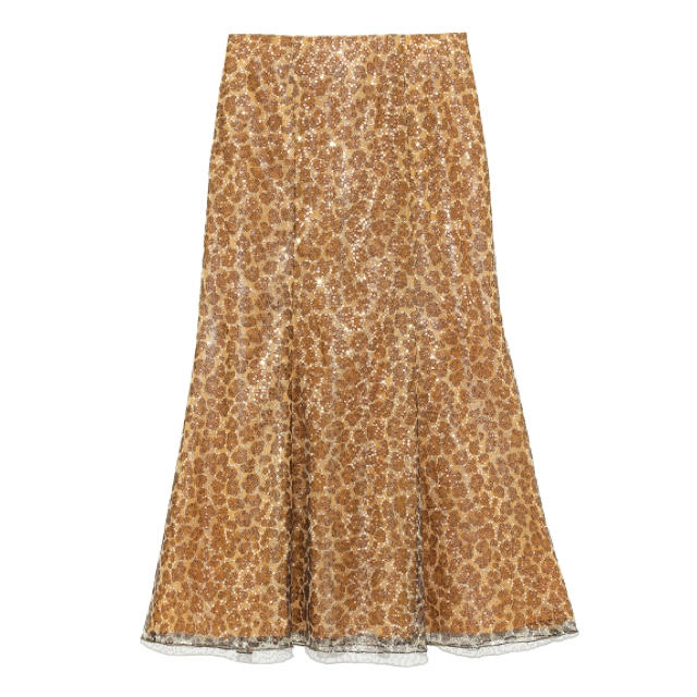 Lily Brown(リリーブラウン)のスパンコールマーメイドスカート レディースのスカート(ロングスカート)の商品写真