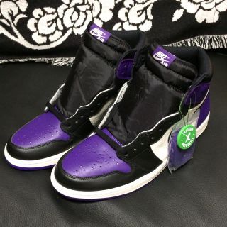 ナイキ(NIKE)のNIKE AIR JORDAN 1 HIGH OG COURT PURPLE(スニーカー)