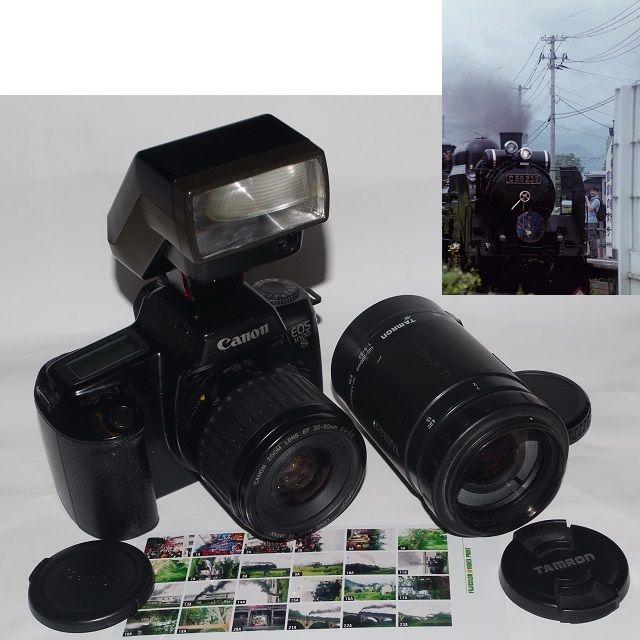 Canon - キャノンフィルムカメラ EOS1000S レンズ2本＋TTLストロボの通販 by Denume's shop｜キヤノンならラクマ