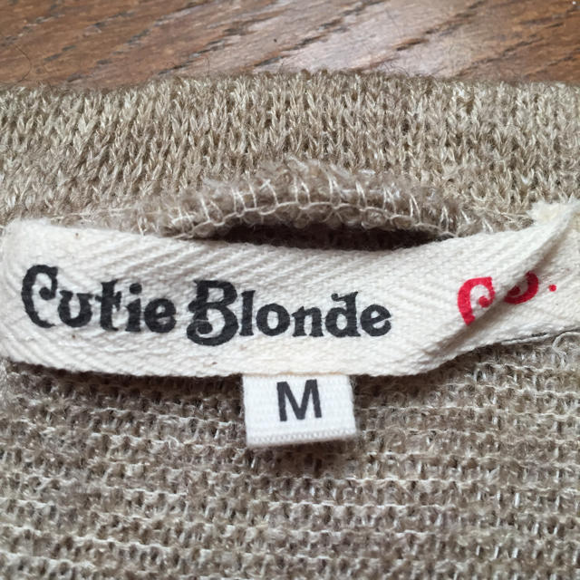 Cutie Blonde(キューティーブロンド)のニット  Cutie Blonde  キューティーブロンド レディースのトップス(ニット/セーター)の商品写真