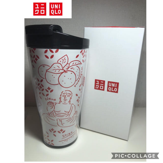 UNIQLO(ユニクロ)のユニクロ UNIQLO オリジナル カフェタンブラー 関西デザイン 非売品 インテリア/住まい/日用品のキッチン/食器(タンブラー)の商品写真