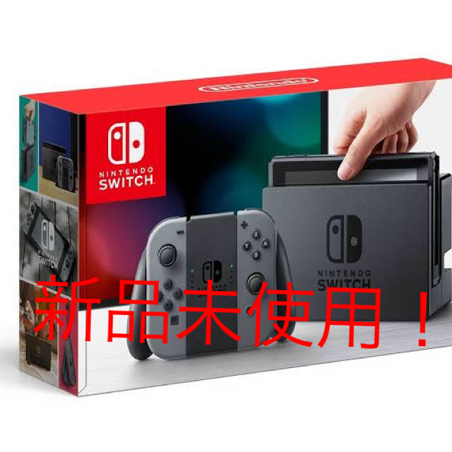 Nintendo Switch(ニンテンドースイッチ)の【新品未使用】Nintendo Switchグレー エンタメ/ホビーのゲームソフト/ゲーム機本体(家庭用ゲーム機本体)の商品写真