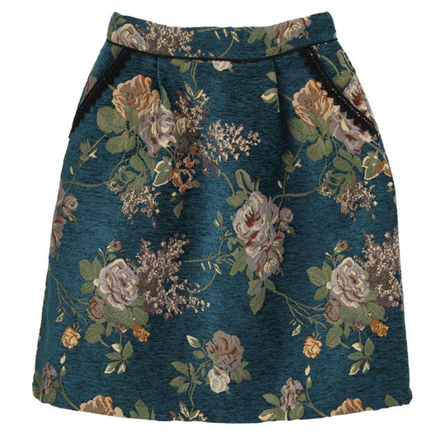 axes femme(アクシーズファム)のゴブラン スカート レディースのスカート(ひざ丈スカート)の商品写真