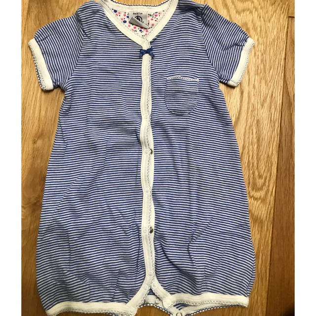 PETIT BATEAU(プチバトー)のプチバトー ロンパース67cm キッズ/ベビー/マタニティのベビー服(~85cm)(ロンパース)の商品写真