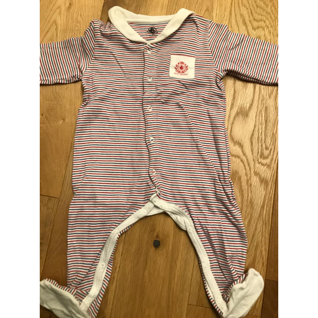 PETIT BATEAU(プチバトー)のプチバトー ロンパース67cm キッズ/ベビー/マタニティのベビー服(~85cm)(ロンパース)の商品写真