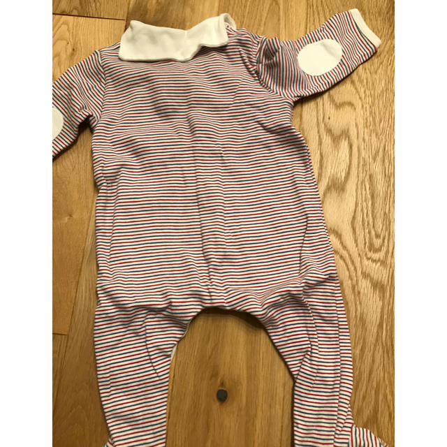 PETIT BATEAU(プチバトー)のプチバトー ロンパース67cm キッズ/ベビー/マタニティのベビー服(~85cm)(ロンパース)の商品写真