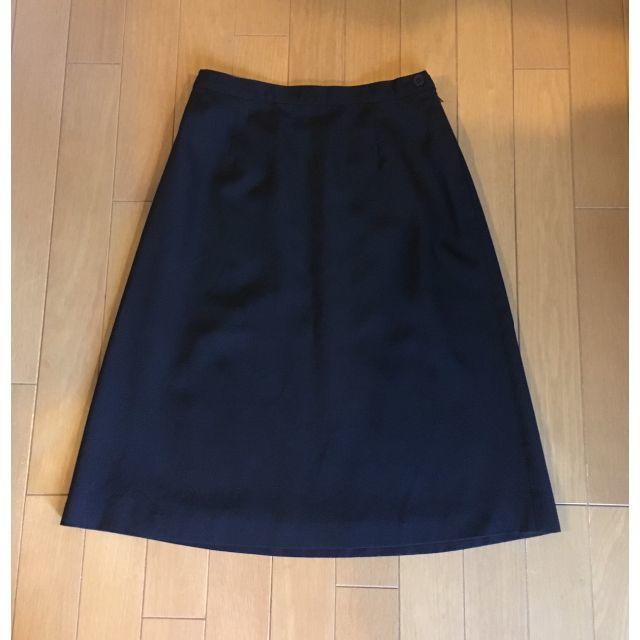 agnes b.(アニエスベー)のagnis b Aラインスカート 黒　Sサイズ レディースのスカート(ひざ丈スカート)の商品写真