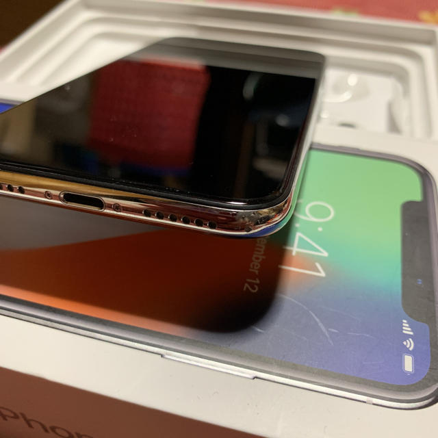 iPhone X 本体 64GB シルバー