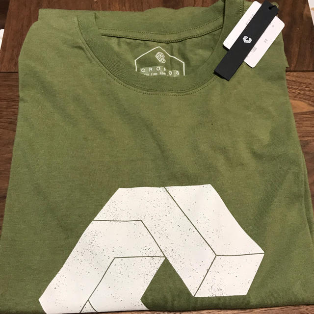 新品CRONOSクロノスTシャツLエドワード加藤カーキ メンズのトップス(Tシャツ/カットソー(半袖/袖なし))の商品写真