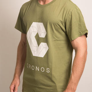 新品CRONOSクロノスTシャツLエドワード加藤カーキ(Tシャツ/カットソー(半袖/袖なし))