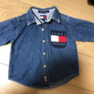 トミーヒルフィガー(TOMMY HILFIGER)の値下げ！トミー   デニムシャツ 6-12(シャツ/カットソー)