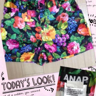 アナップ(ANAP)のANAP☆サテンショーパン！(ショートパンツ)