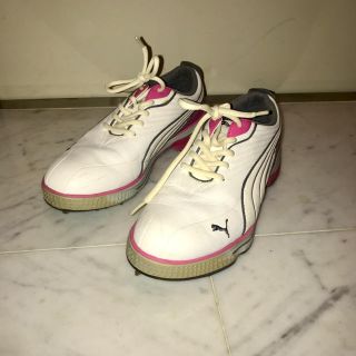 プーマ(PUMA)のPUMA  IdCELL  ゴルフ  シューズ  スニーカー  ピンク(スニーカー)