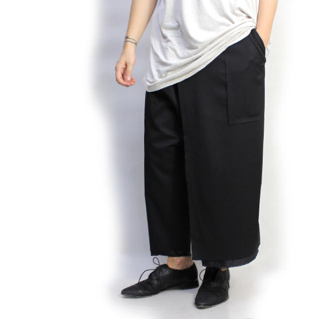 17aw sulvam ラップパンツ-