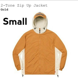 シュプリーム(Supreme)のsupreme 2-tone zip up jacket gold small(ナイロンジャケット)
