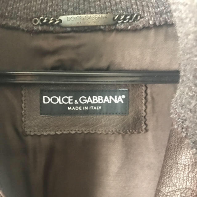 DOLCE&GABBANA(ドルチェアンドガッバーナ)のDolce & Gabbana革ジャン メンズのジャケット/アウター(ライダースジャケット)の商品写真