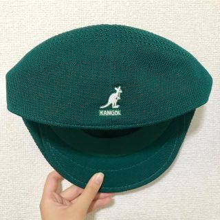カンゴール ベレー帽/ハンチング(レディース)(グリーン・カーキ/緑色