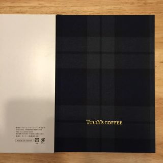 タリーズコーヒー(TULLY'S COFFEE)のTully's Coffee ファブリックノート(ノート/メモ帳/ふせん)