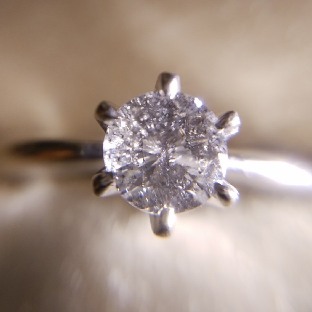 midori様専用★0.55ct★pt900ダイヤモンドリング9号 レディースのアクセサリー(リング(指輪))の商品写真